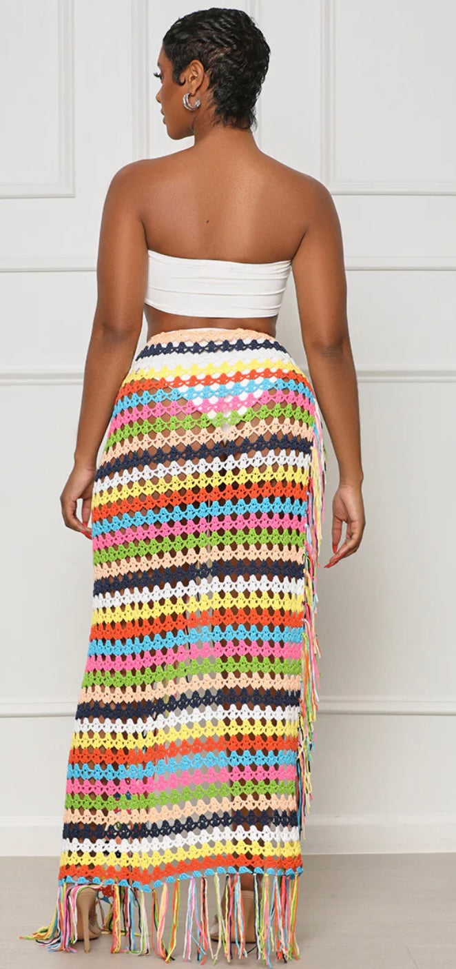 Color Me Badd Crochet Skirt Cover - Up