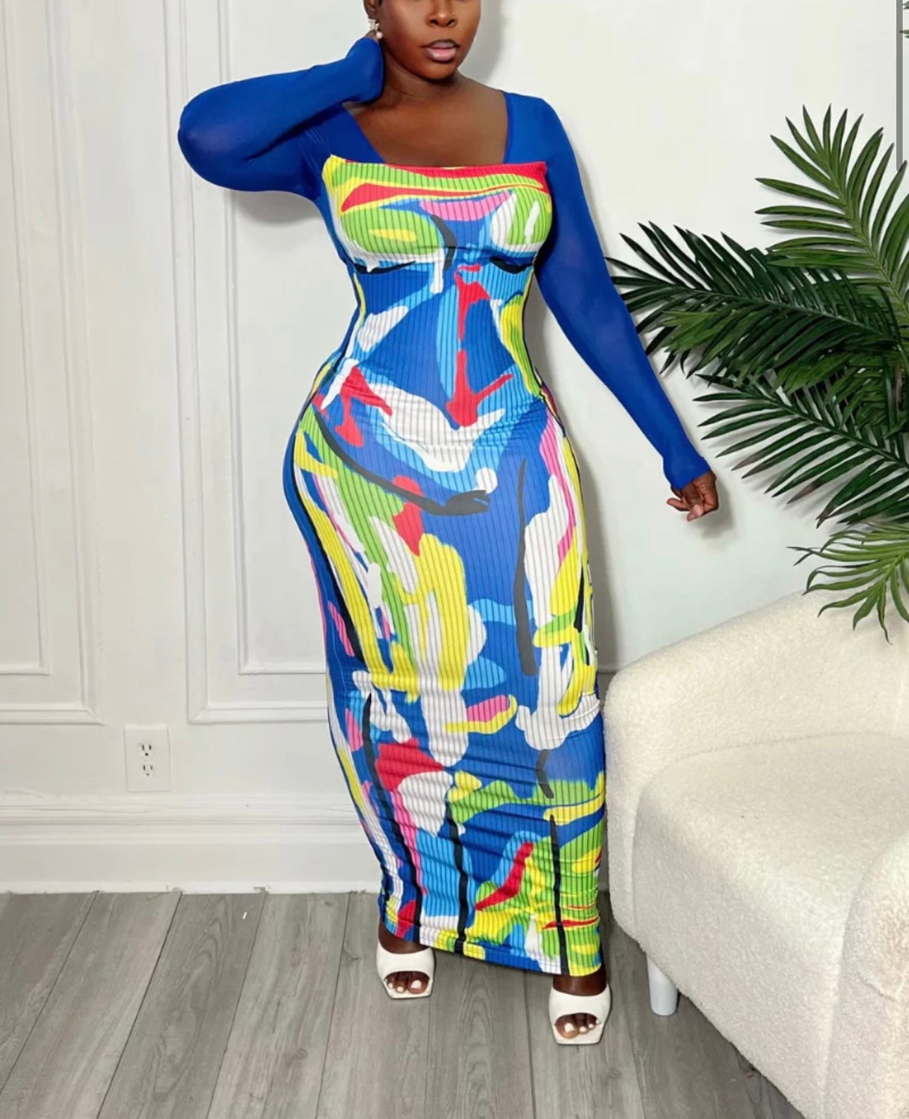 In Living Color Maxi Dress